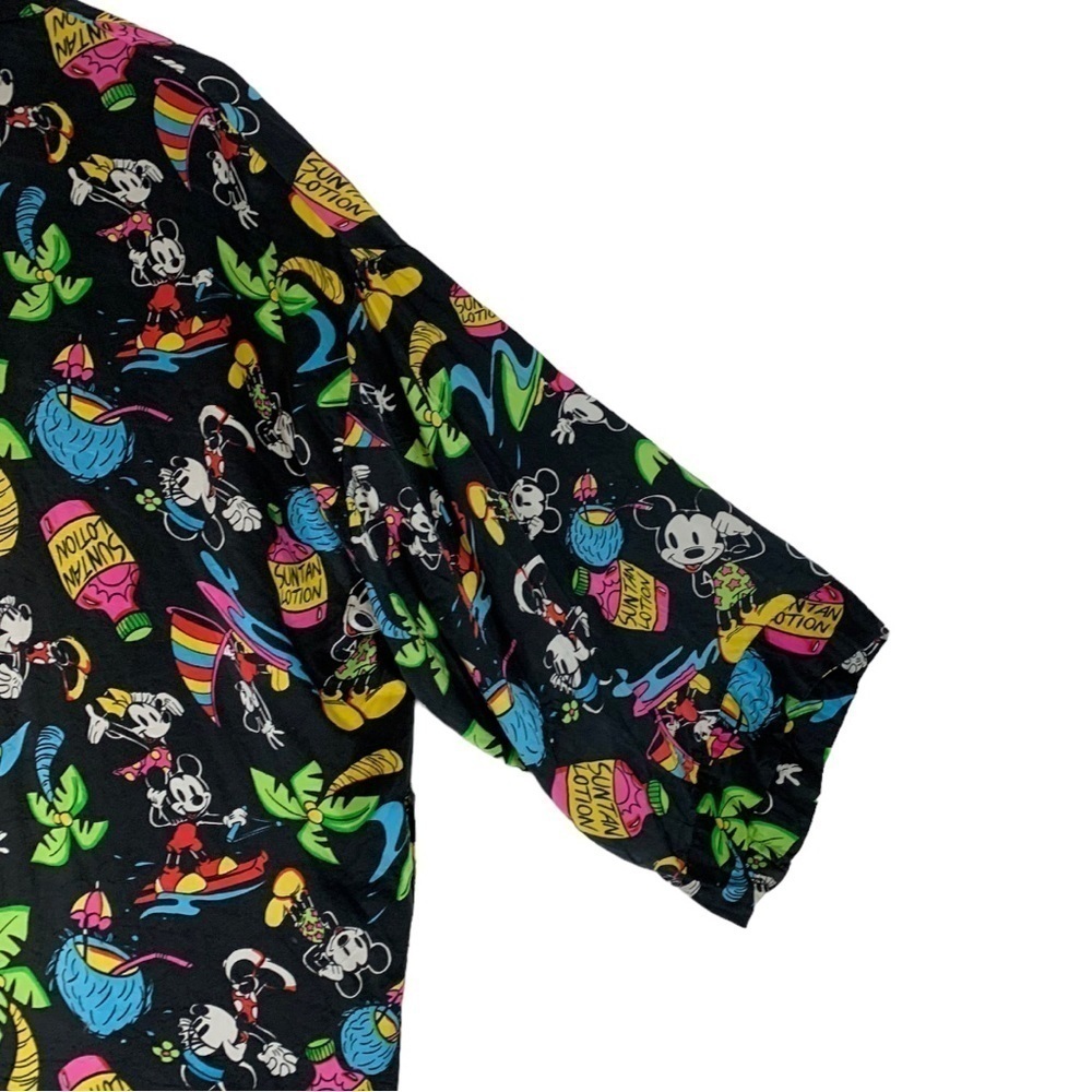Vintage Disney Mickey And Minnie Mouse Silk Robe Size One Size Fits Most - Picture 9 of 15